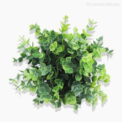 Mini Galho Pick Eucalipto C/ Pó Artificial - Verde (9961)