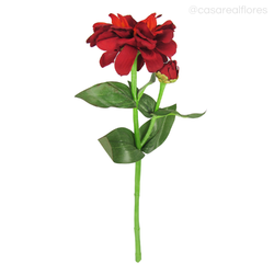 Galho Zinia Artificial - Vermelho (9420)