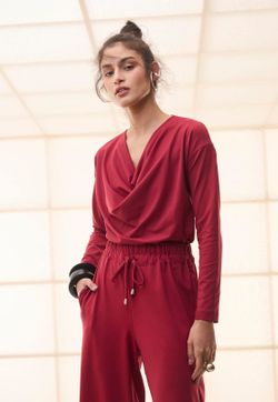 Blusa Degagê Malha Tecno