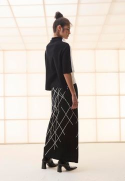 Blusa P&B Tricot