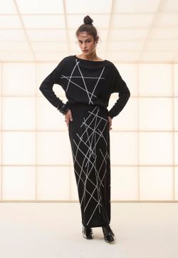 Blusa Jacquard Tricot