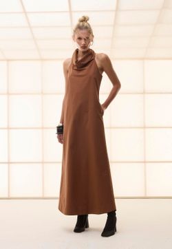 Vestido Tricoline Tecnológico
