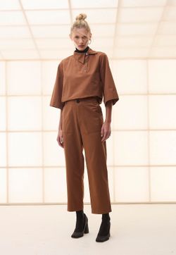Calça Cigarrete Tricoline Tecnológico