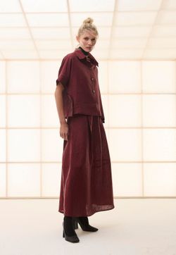 Camisa Quadrada Puro Linho