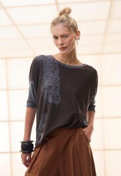 Blusa Manga 3/4 Estampa