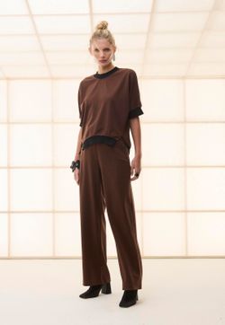 Blusa Block Detalhe Tricot