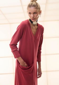Vestido Moletom Bolsão