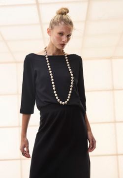 Blusa Manga 3/4 Malha Crepe
