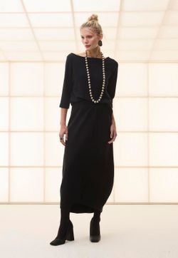 Blusa Manga 3/4 Malha Crepe