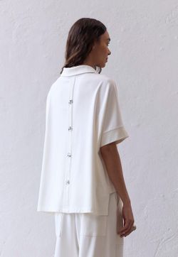 Camisa Ampla Block Botões