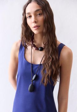 Vestido Block Alça Larga