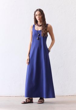 Vestido Block Alça Larga