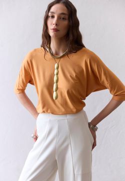 Blusa Malha Manga 3/4