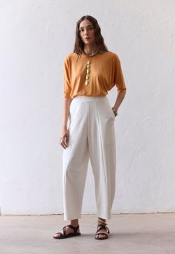 Blusa Malha Manga 3/4