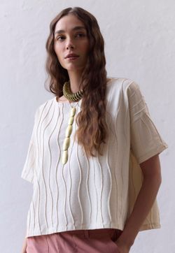 Blusa Quadrada Malha Algodão
