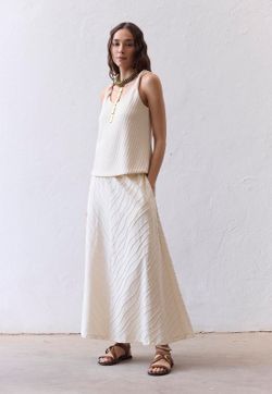 Blusa Alça Tricot Diagonal