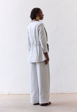 Calça Reta Sarja