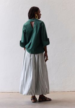 Saia Balonê Tricoline Listra