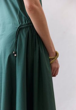 Vestido Linha A Tricoline