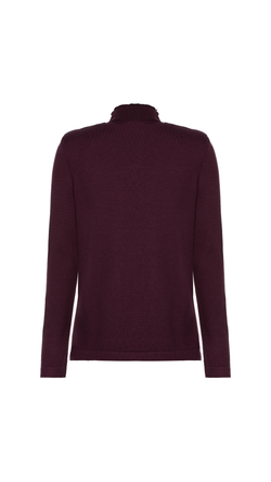 Blusa com ombreiras Aurora - Vino