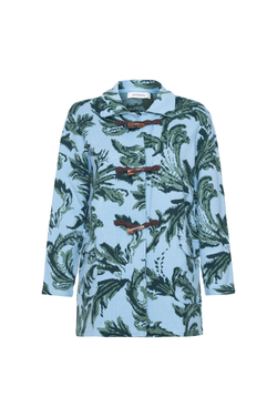Casaco flores Charlotte - Vintage Blue