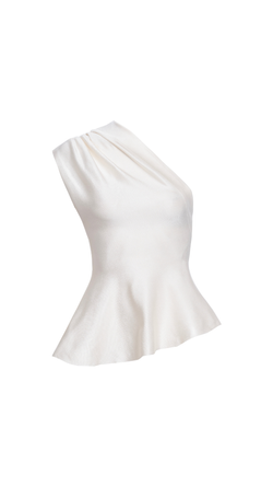 Blusa ombro único Kátia - Off White