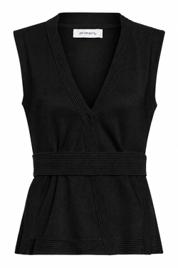 Blusa com cinto Denise - Preto 