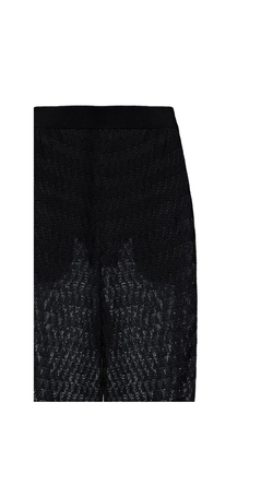 Calça rendada Renata - Preto