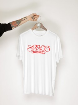 Camiseta Space Grease Logo Branca