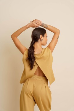 BLUSA JIALI - KHAKI