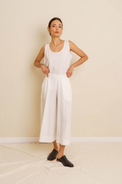 MAXI PANTACOURT - OFF WHITE