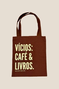 BAG CAFÉ E LIVROS - MARROM