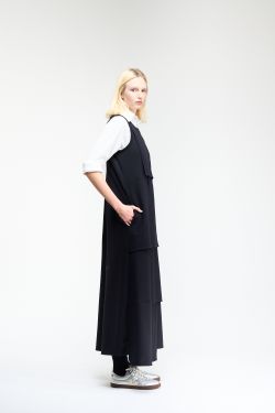 VESTIDO GEOMETRIA - PRETO