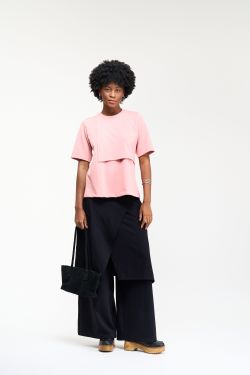 CALÇA SAIA GEOMETRIA - PRETO