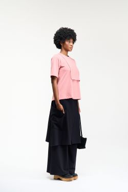 CALÇA SAIA GEOMETRIA - PRETO