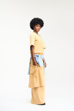TSHIRT GEOMETRIA - AMARELO
