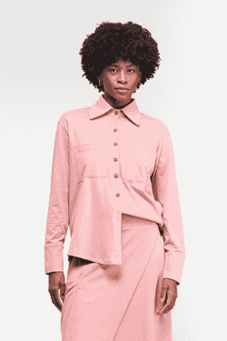 CAMISA CLASSICA OVER - ROSE