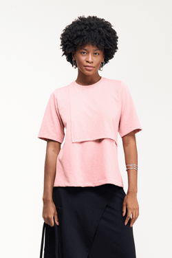 TSHIRT GEOMETRIA - ROSA