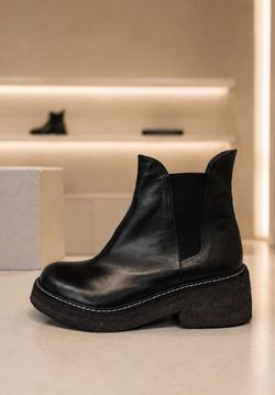  BOTA CANO BAIXO SALTO MÉDIO PRETA