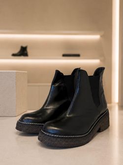  BOTA CANO BAIXO SALTO MÉDIO PRETA