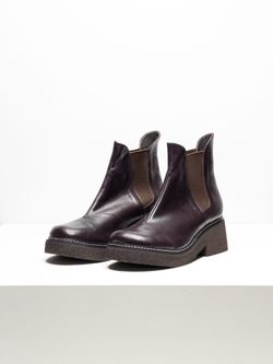 BOTA CANO BAIXO SALTO MÉDIO MARROM MANCHADO