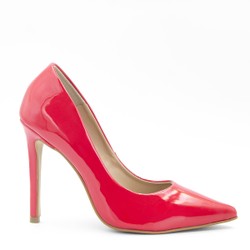 Scarpin Salto Agulha Bico Fino Suzy Vermelho