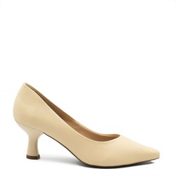 Scarpin Salto Fino Marcia Creme