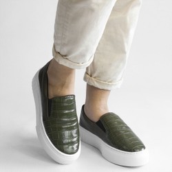 Slip-On Sola Alta Regiane Verde