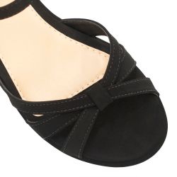 Sandália Zatta Anabela Flat Alanis Preto