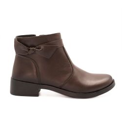 Bota Zatta Montaria Laço Lateral Ludmila Marrom
