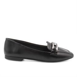 Mocassim Zatta Detalhe de Fivela Sirley Preto