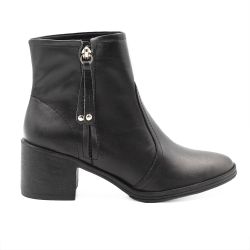 Bota Zatta Cano Médio Salto Bloco Violeta Preta 
