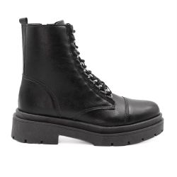 Bota Coturno Zatta Corrente  Anabele Preta