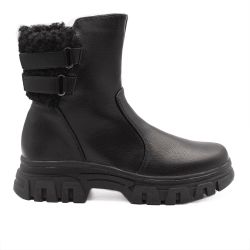 Bota Zatta Coturno Solado Tratorado Sophie Preta